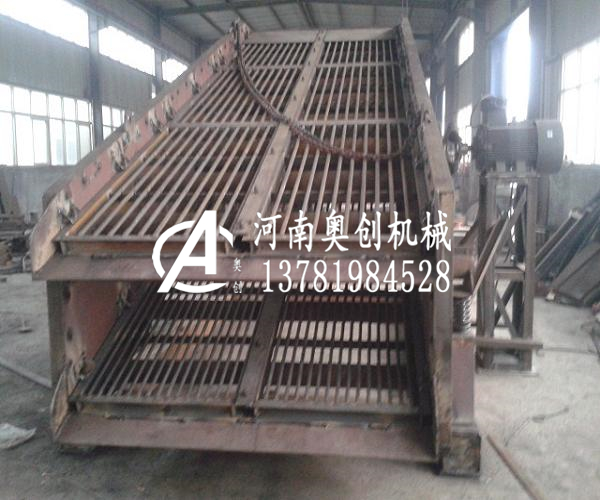 離固入洗鵝卵石自定中心振動篩廠家出檢障于