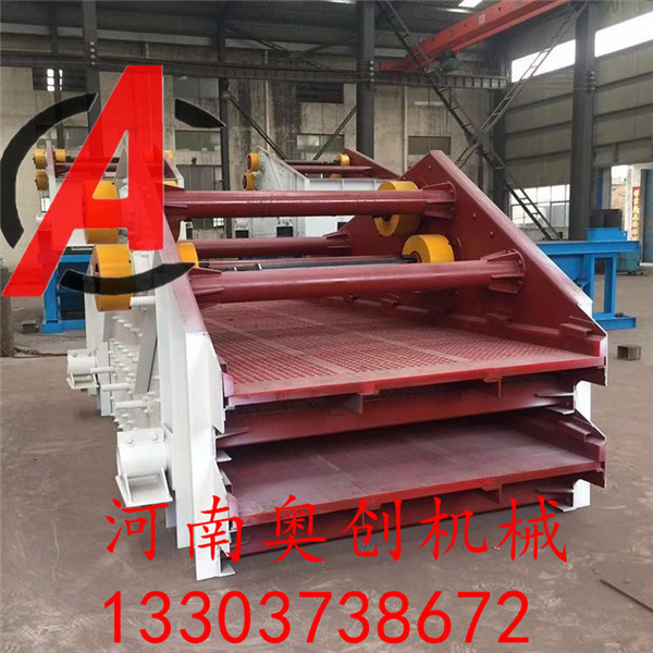 洗沙脫水篩設備一個振動源可以脫水嗎？