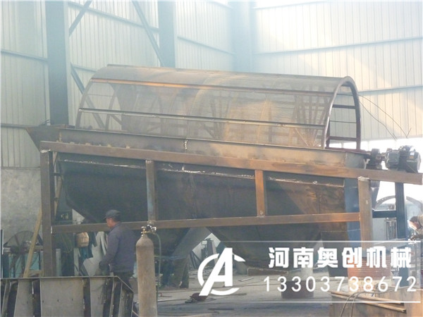 滾筒篩和振動篩的區(qū)別-滾筒篩分機圖紙尺寸