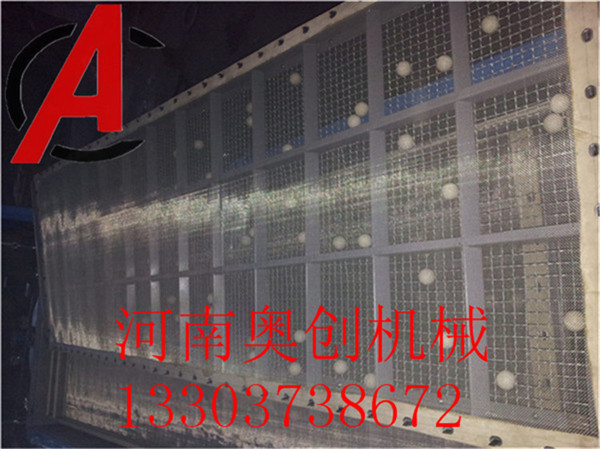 活性炭顆粒平面回轉篩工作原理及篩網配置