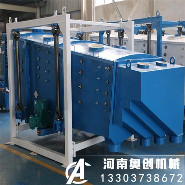 彩石砂方形搖擺篩是分級設備中精細篩分的代名詞