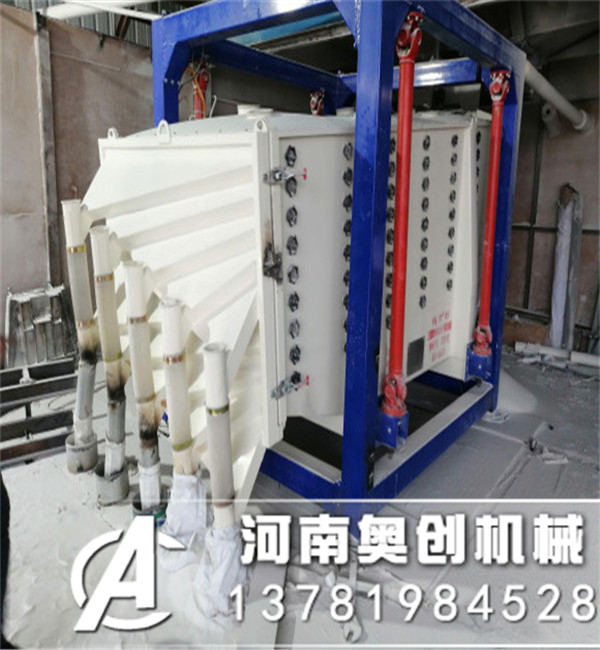 奧創方形搖擺篩可以處理120目以上的精細石英砂料