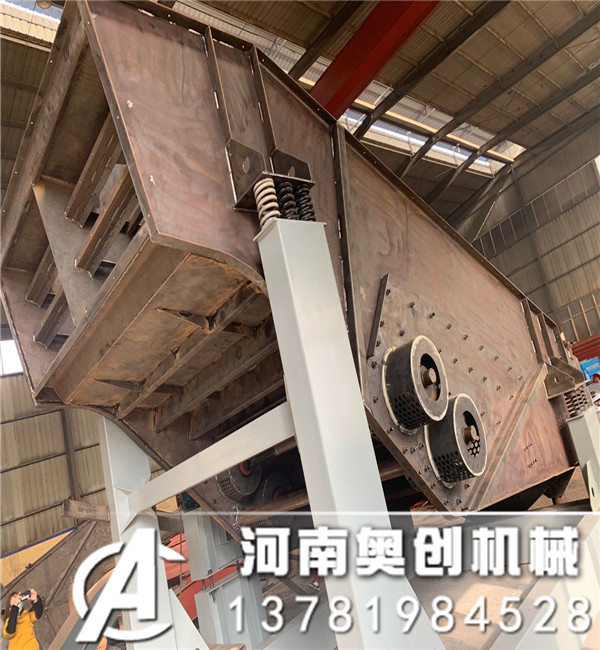 石灰原礦破碎篩分可使用大產量概率振動篩分機