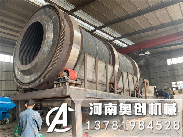 選礦破碎中大小塊狀物料分離滾筒篩分機的分析介紹