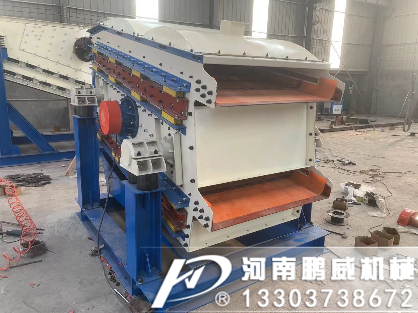 重質石英砂真石漆砂料使用微粉沸騰篩篩分精度高處理量大